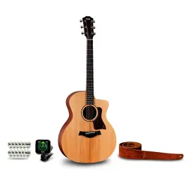 Taylor 14ce Grand Auditorium Acoustic-Electric Guitar Pack Natural