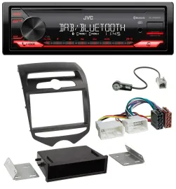 JVC Bluetooth USB DAB MP3 Autoradio für Hyundai ix20 (ab 10) man. Klima
