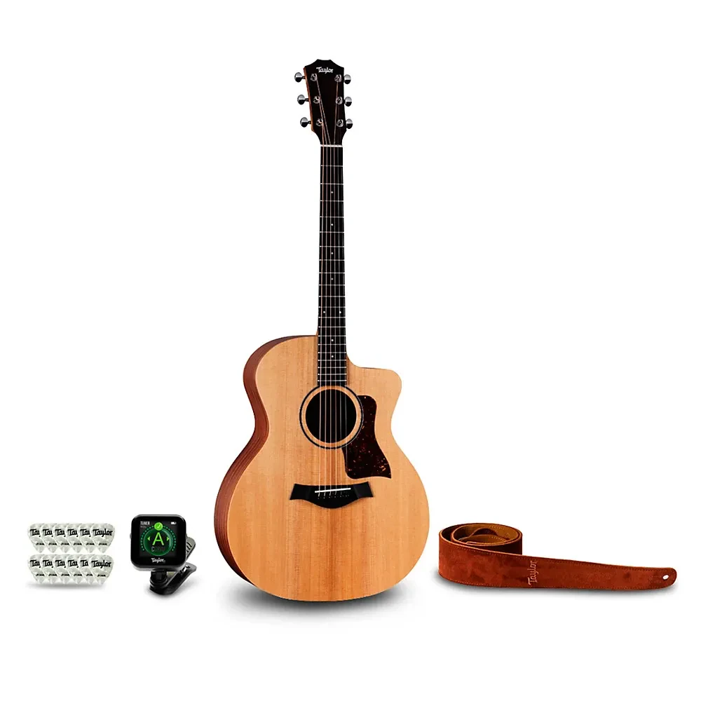 Taylor 14ce Grand Auditorium Acoustic-Electric Guitar Pack Natural