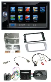 Blaupunkt SD USB TMC Bluetooth 2DIN Lenkrad Navigation für Ford Mondeo S-Max Pro