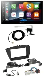 Pioneer MP3 USB Bluetooth DAB 2DIN Autoradio für Hyundai ix35 (ab 2013)