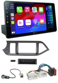 Автомагнитола Pioneer Bluetooth DAB MP3 USB для Kia Picanto (с 2011), без Start-Stop