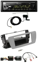 Автомагнитола Pioneer Bluetooth DAB USB для Seat Ibiza, серый Dublingrau