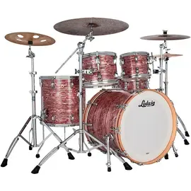 Ударная установка акустическая Ludwig Classic Maple 4-Piece MOD Shell Pack with 22 in. Bass Drum Pink Oyster