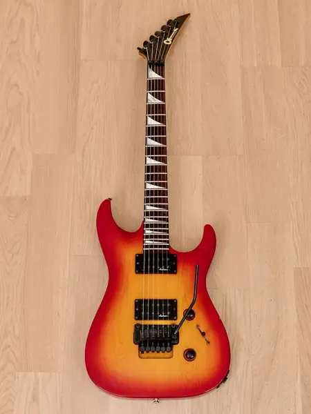Электрогитара Charvel Archtop Dinky DKA-110 HH Cherry Sunburst w/gigbag Japan 1990