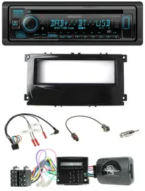 Kenwood Bluetooth DAB CD Lenkrad USB Autoradio für Ford Mondeo S-Max Can-Bus 07-