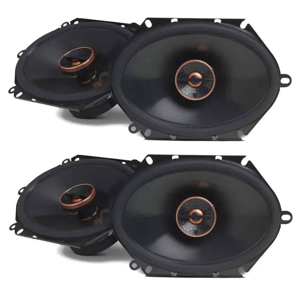 (2-Pairs) Infinity REF-8632CFX 240W 6x8" 2-Way Coaxial Car Speakers