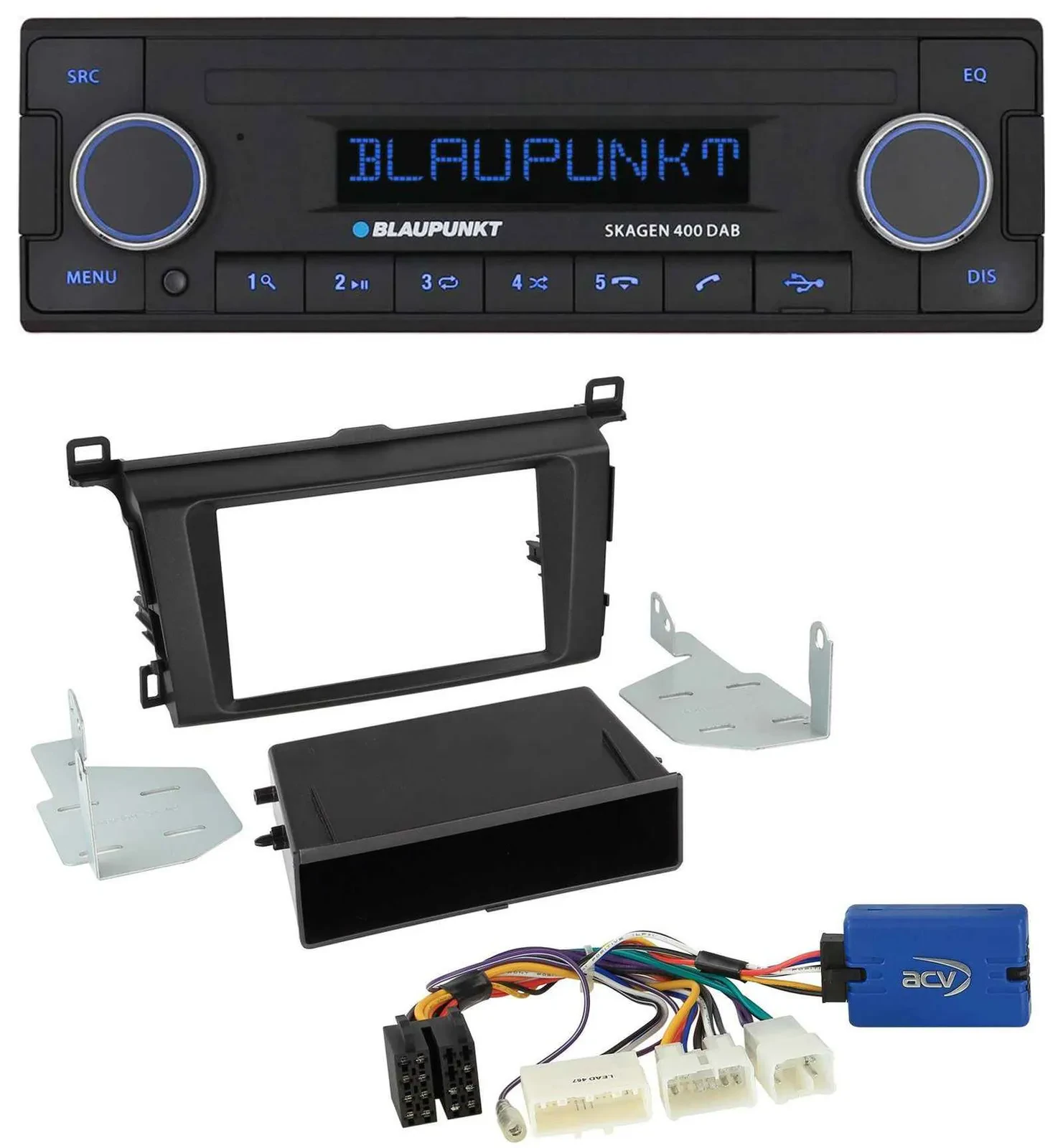 Автомагнитола для Toyota RAV4 Blaupunkt DAB, USB, Bluetooth, MP3 (с 2013)