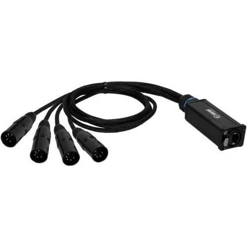 Adam Hall 4 STAR CATBOX XM5 Audio & DMX Multicore 4 XLR 5-Pol Male x Cat.6a Neu