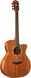 Электроакустическая гитара Washburn G55CE Comfort Series Grand Auditorium Koa Natural