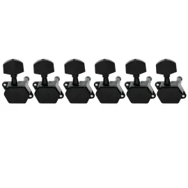 Колки гитарные Musiclily MX1353BK-6, 6 шт, черные