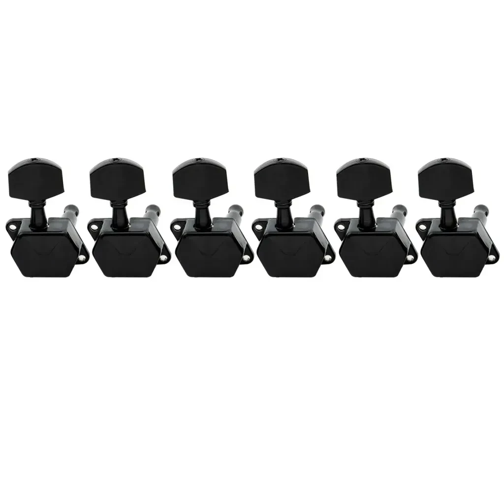 Колки гитарные Musiclily MX1353BK-6, 6 шт, черные