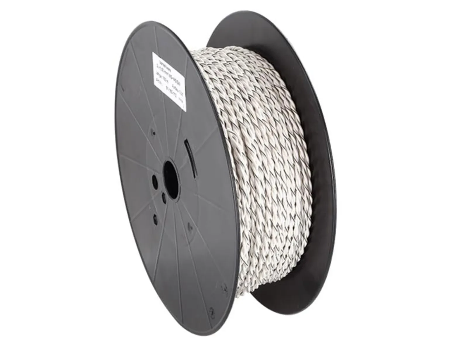 ACV Lautsprecherkabel verdrillt 2x1.5mm² weiß/weiß-schwarz 100m 51-150-113