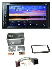 Pioneer Bluetooth 2DIN USB DVD DAB MP3 Autoradio für Kia Ceed 01-09 proCeed 08-1