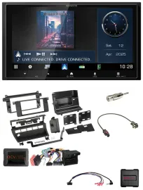 Kenwood Bluetooth 2DIN USB DAB Lenkrad Autoradio für BMW 3er 02-06 E46 5 Schalte