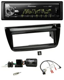 Pioneer Bluetooth USB DAB Lenkrad Autoradio für Fiat Doblo 2012-2015 piano