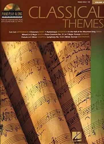 Ноты MusicSales PIANO PLAY-ALONG VOLUME 8 CLASSICAL THEMES PF BOOK/CD