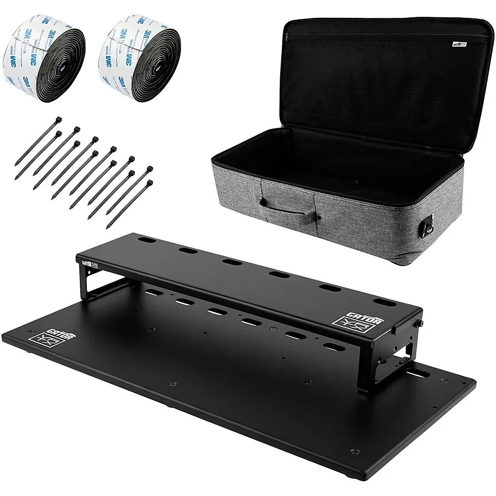 Gator GVTC2713R2GB Vertex Tour Compact Pedalboard and Riser  27x13"