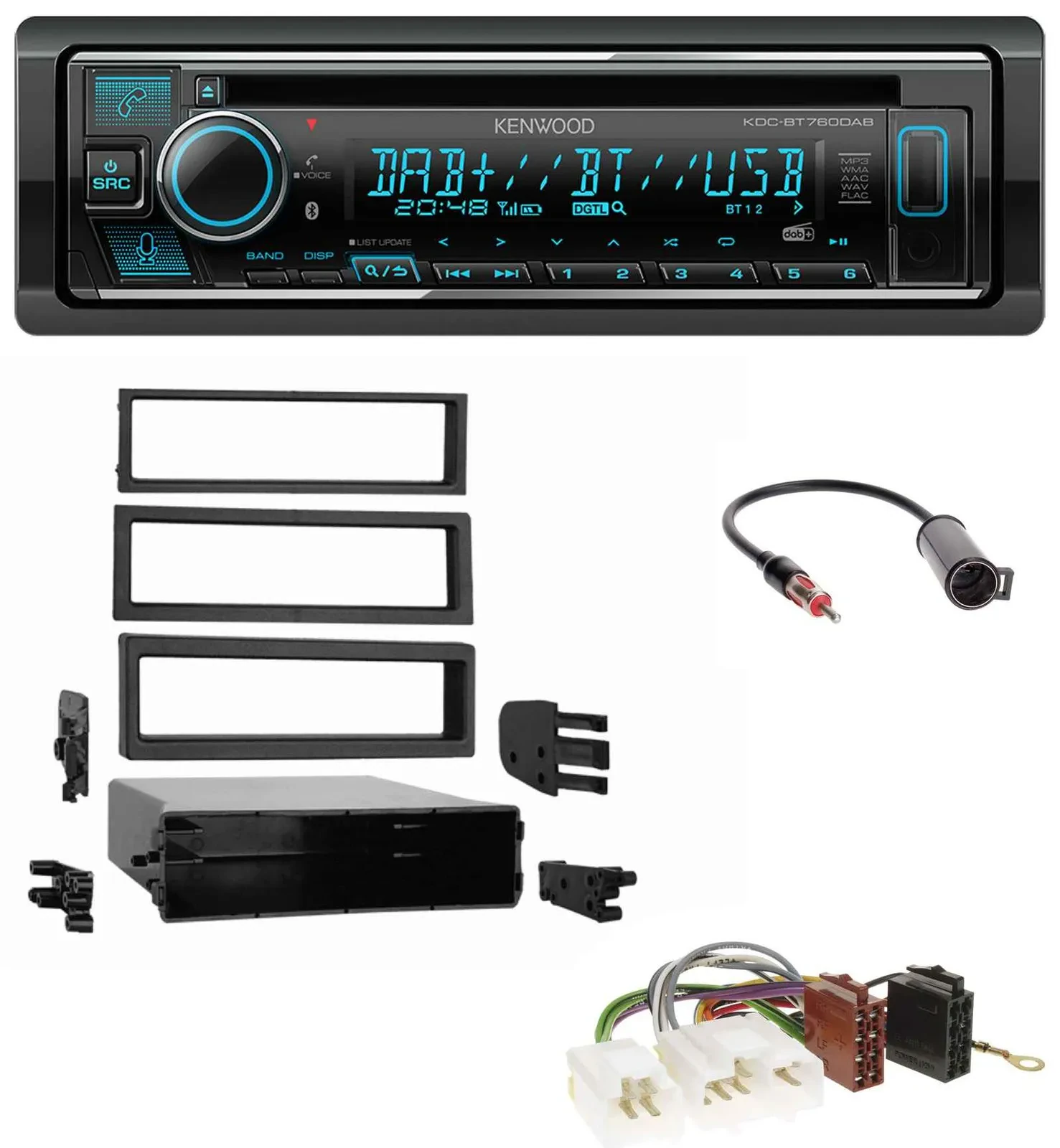 Kenwood MP3 Bluetooth DAB USB CD Autoradio für Nissan 200 SX 1994-1998 240 SX 19