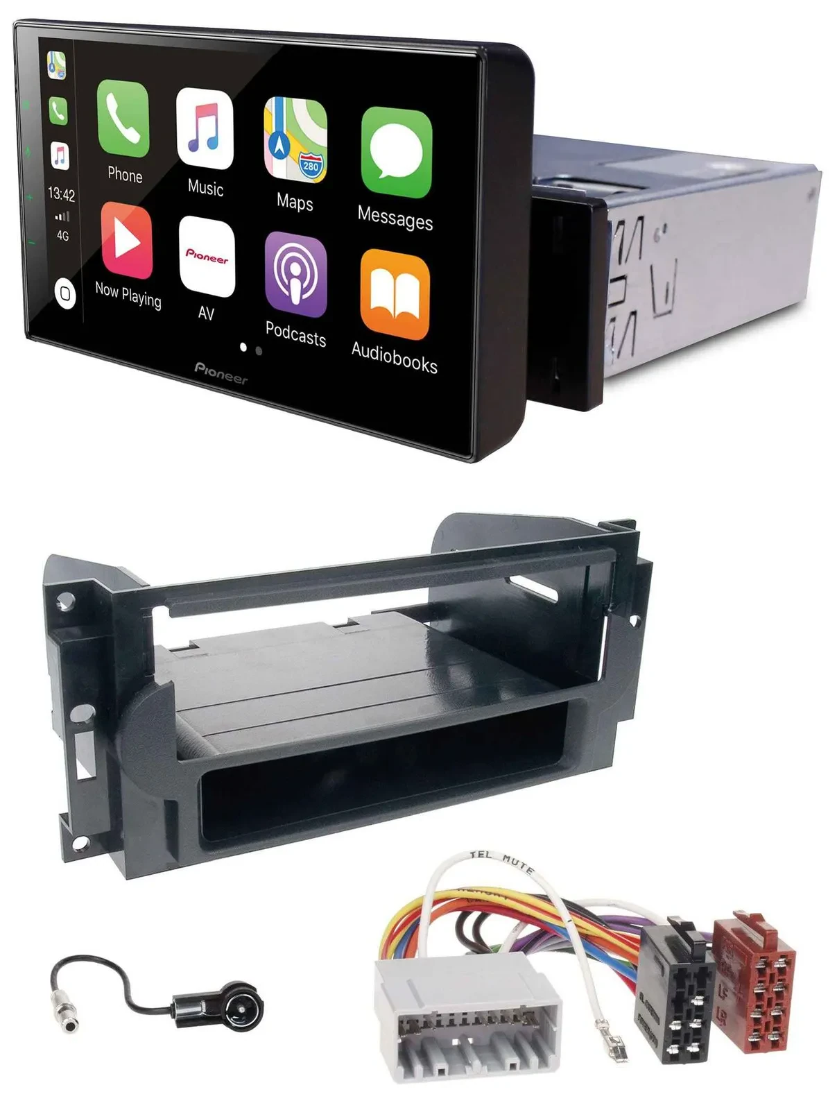 Pioneer Bluetooth MP3 DAB USB Autoradio für Chrysler PT Cruiser 300C Dodge Jeep