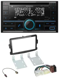 Автомагнитола Kenwood 2-DIN CD DAB USB MP3 Bluetooth для Dacia Dokker/Logan/Duster