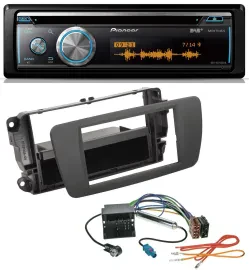 Автомагнитола Pioneer CD/MP3/USB DAB Bluetooth для Seat Ibiza (с 2012), серый