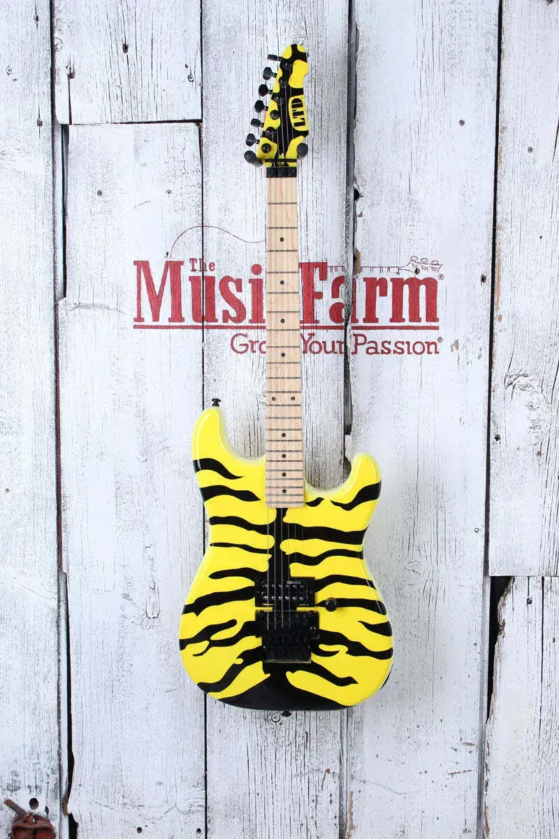 Электрогитара LTD GL-200MT George Lynch M1 Tiger Yellow Tiger Graphic