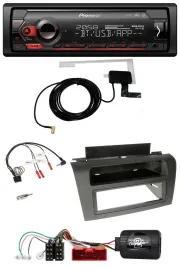 Автомагнитола Pioneer для Mazda 3 (2003–2009) DAB, USB, Bluetooth, совместима с кнопками на руле