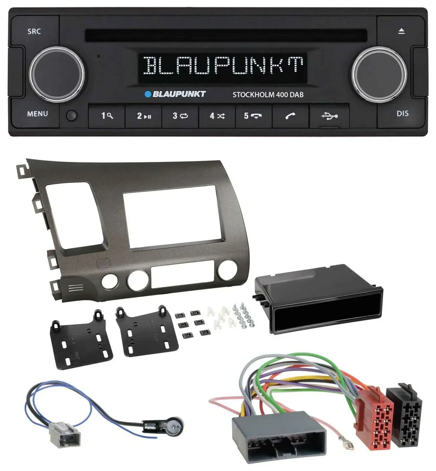 Blaupunkt MP3 Bluetooth DAB CD USB Autoradio für Honda Civic Hybrid FD3 06-10 an