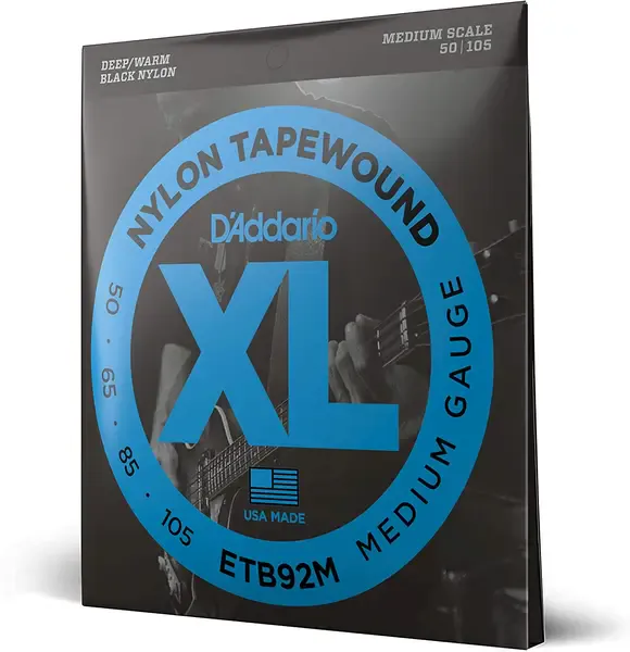 Струны для бас-гитары D'Addario ETB92M Tapewound 50-105