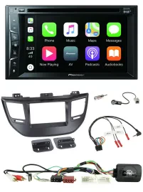 Pioneer Lenkrad USB DVD Bluetooth DAB 2DIN Autoradio für Hyundai Tucson 15-20 sc