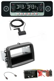 Dietz DAB Bluetooth USB MP3 Autoradio für Fiat 500 L (ab 2012)