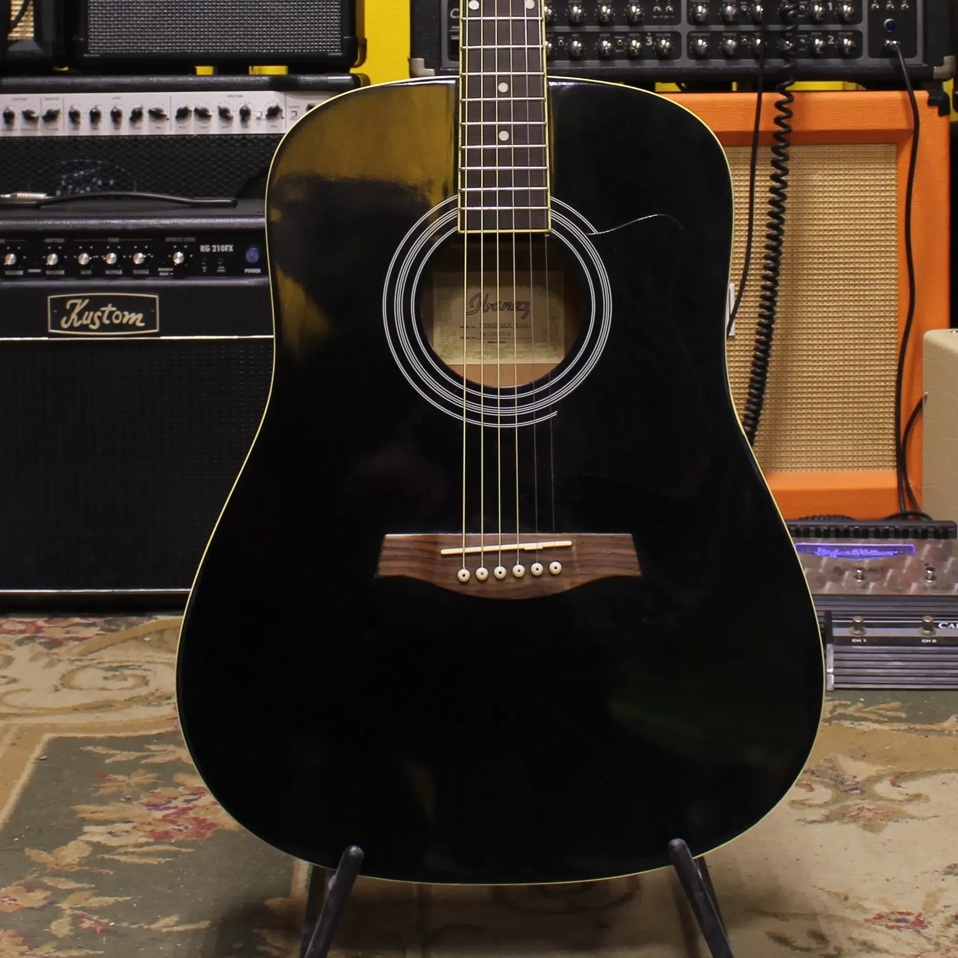 Акустическая гитара Ibanez V50NJP-BKN 3U-01