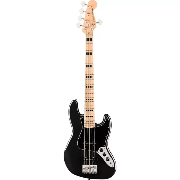 Бас-гитара Squier by Fender Affinity Active Jazz Bass V Black Metallic