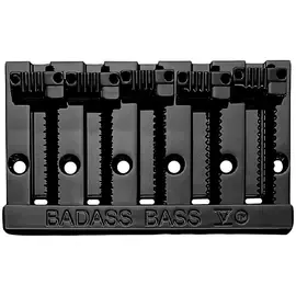 Бридж для бас-гитары Leo Quan Badass V 5-String Bass Bridge With Grooved Saddles Black