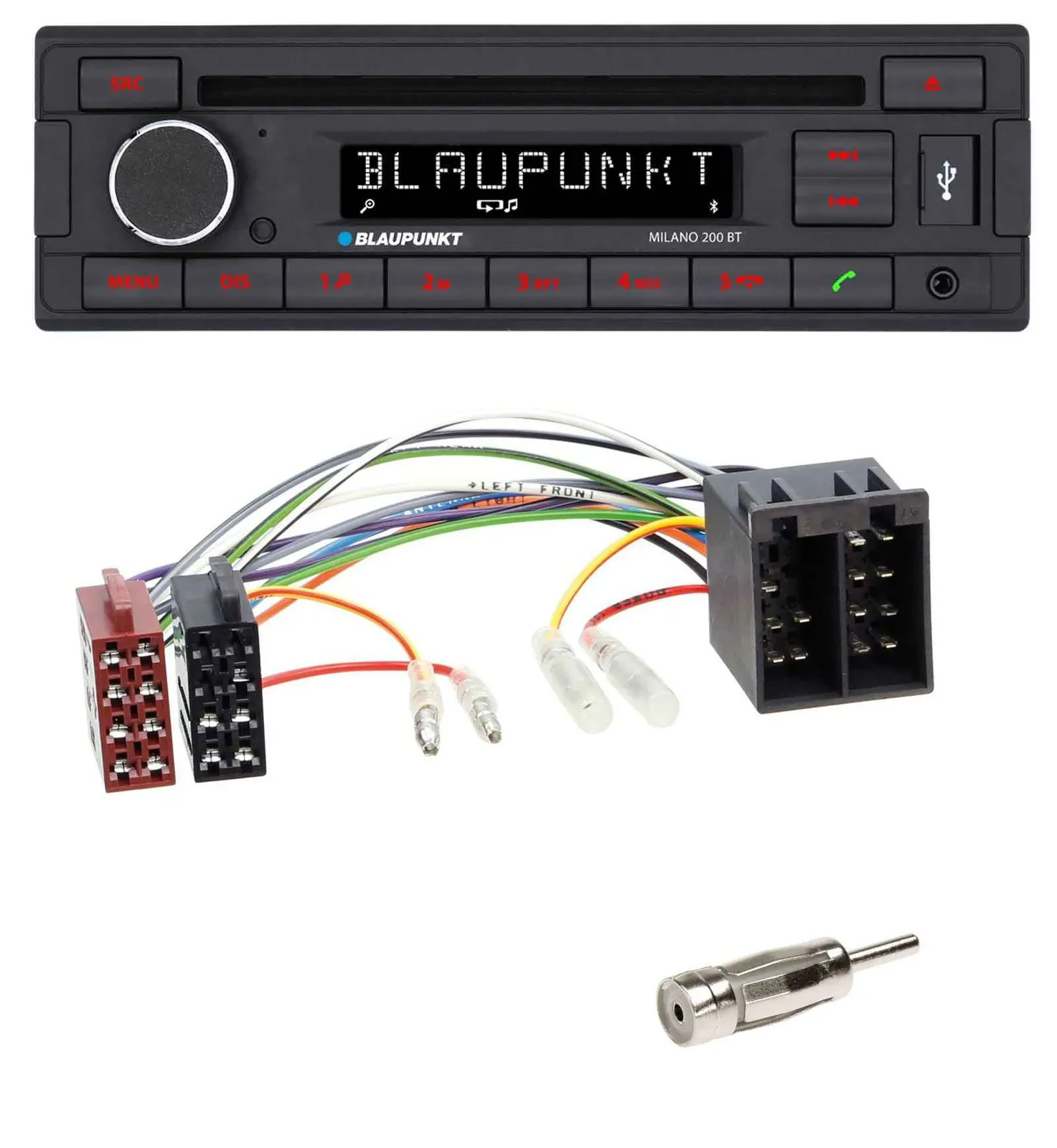 Blaupunkt MP3 USB CD Bluetooth AUX Autoradio für Porsche Boxster (1996-2004)