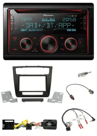 Pioneer 2DIN DAB Lenkrad Bluetooth USB CD Autoradio für BMW 1er aut. Klima E81/E