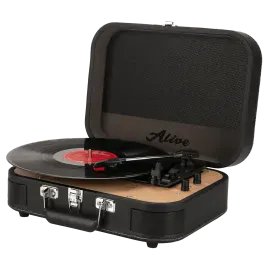 Виниловый проигрыватель Alive Audio LIBERTY Macassar Pass c Bluetooth