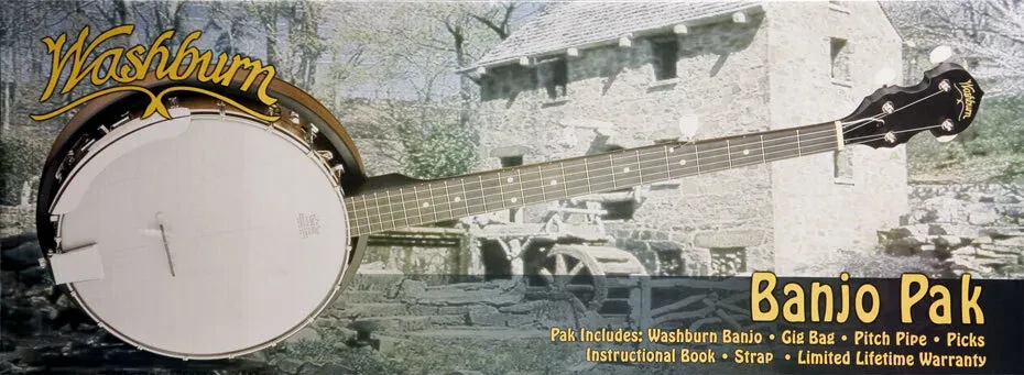 Б/У Банджо Washburn Americana B8-Pack 5-струнное