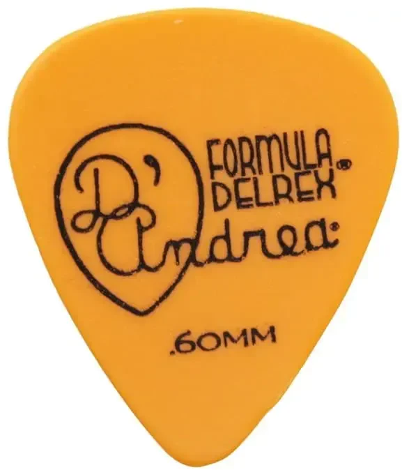 Медиаторы D'Andrea Formula Delrex TNDX60, 12 штук, 0.60 мм
