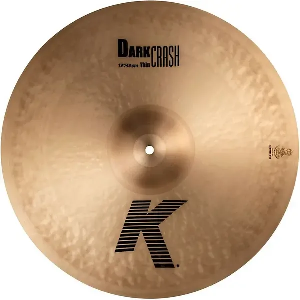 Тарелка барабанная Zildjian 19" K Dark Thin Crash