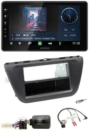 Kenwood Lenkrad Bluetooth USB DAB Autoradio für Suzuki SX4 (ab 2013)