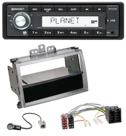 Continental USB MP3 AUX 1DIN Autoradio für Hyundai i20 (08-11) Ablagefach
