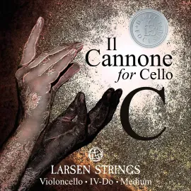 Larsen Strings Il Cannone DirectFocused Cello C String 44 Tungsten, Ball End