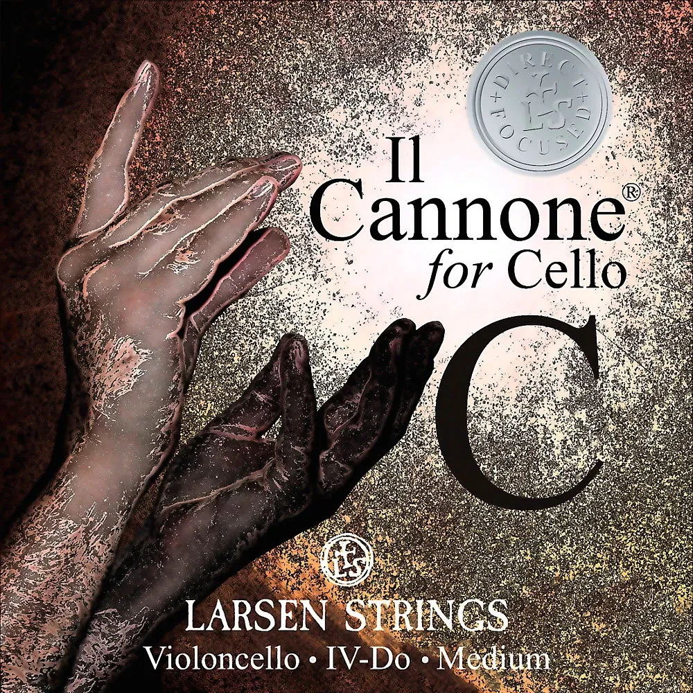 Larsen Strings Il Cannone DirectFocused Cello C String 44 Tungsten, Ball End