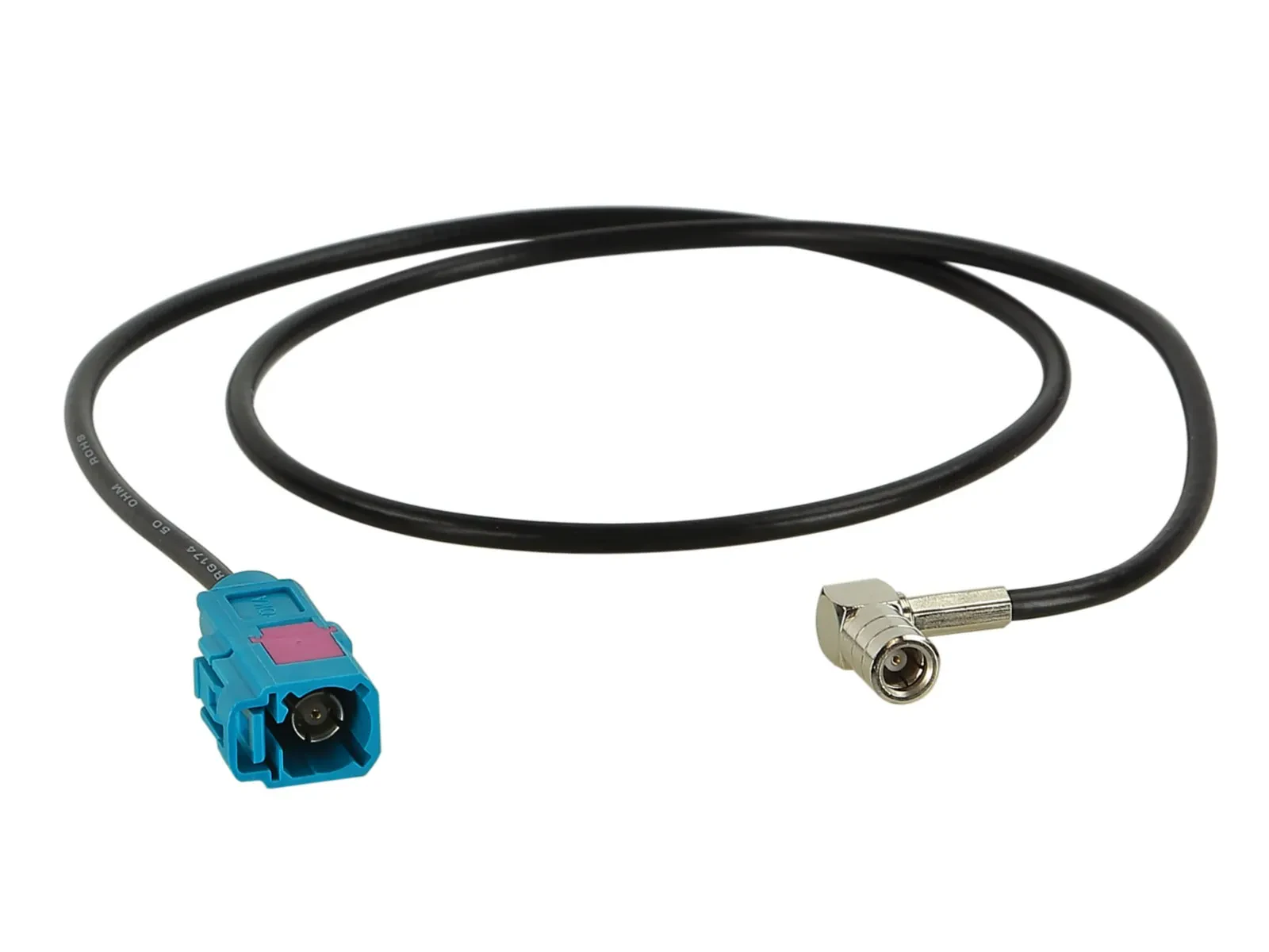 Antennenverlängerung Fakra Z Buchse SMB Buchse gewinkelt 0,5 m RG174