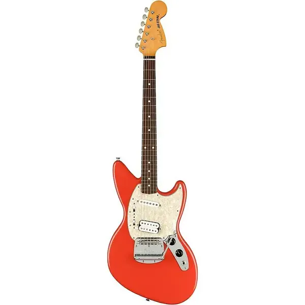 Электрогитара Fender Kurt Cobain Jag-Stang Rosewood FB Fiesta Red