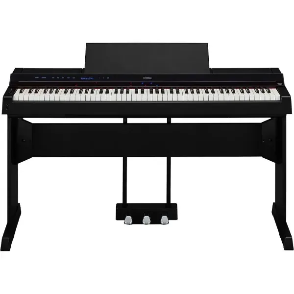 Yamaha P-S500 88-Key Smart Digital Piano With L300 Stand and LP-1 Triple Pedal