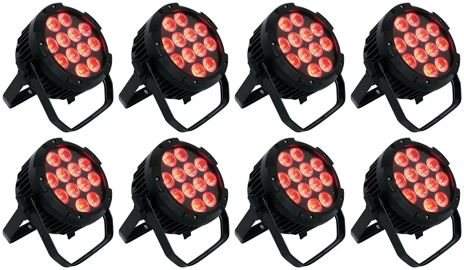 Светодиодный прибор Rockville WET PAR PRO Black (8 штук)