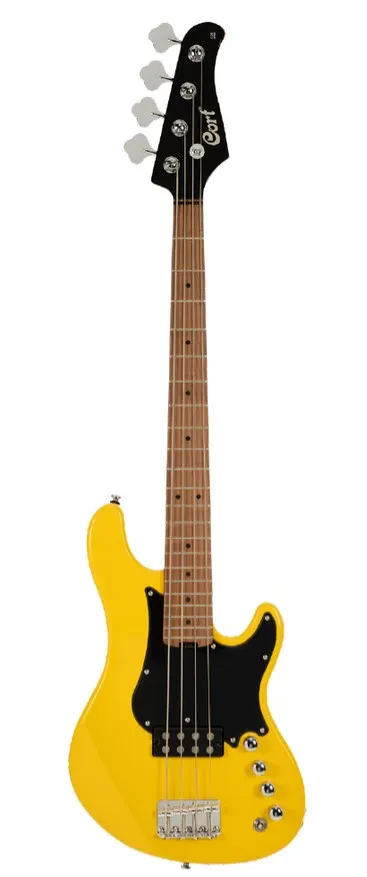 GB-Short-Scale-YC GB Short Scale Бас-гитара уменьшенная, желтая, Cort